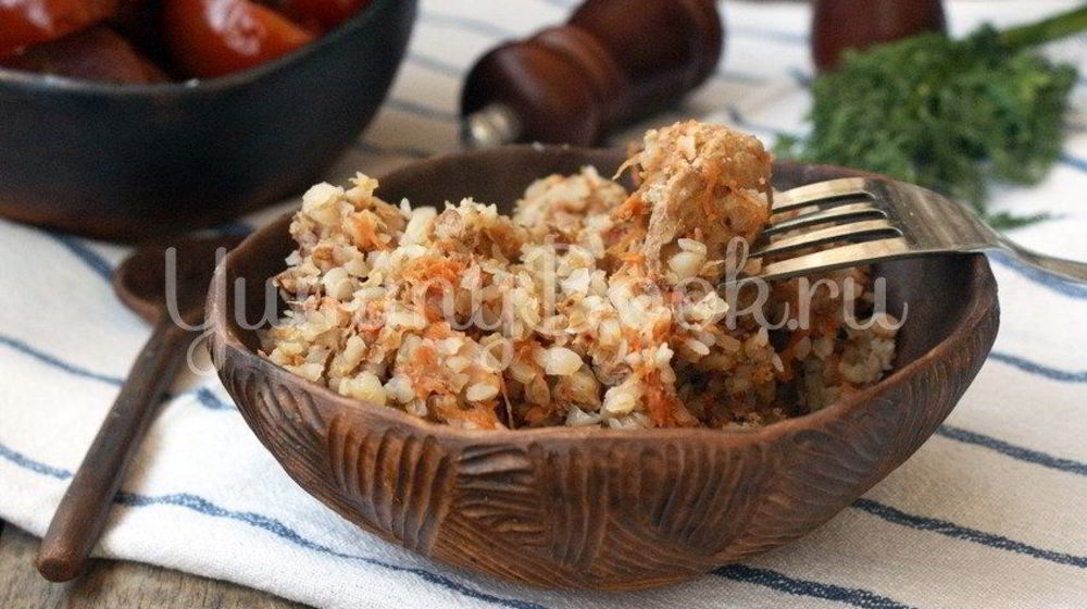 Как приготовить гречневую кашу с мясом в мультиварке