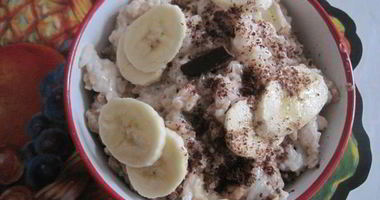 Рецепт Каши рисовой Шоколадно-банановое наслаждение