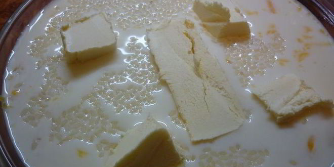 Рецепт каши слоеной из двух круп с тыквой