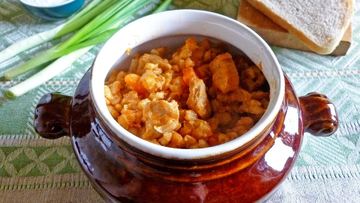 Рецепт каш с мясом