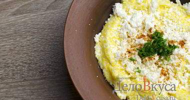 Рецепт Кукурузной каши на сметане и сливках