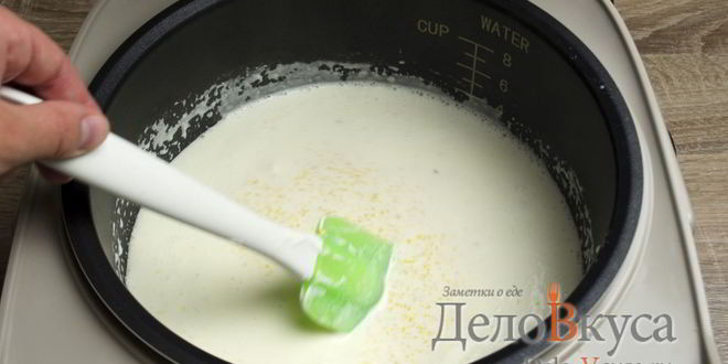 Рецепт кукурузной каши на сметане и сливках