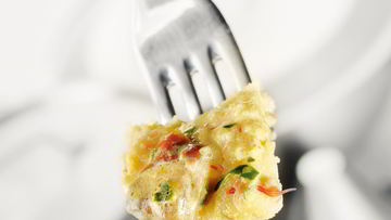 Рецепт Кукурузной каши с грибами и шафраном