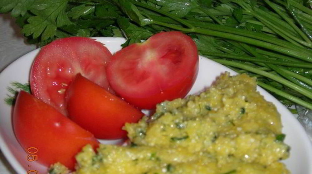 Как приготовить мамалыгу с зеленью