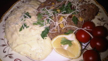 Рецепт Митлофа по-мексикански и полента с сыром Горгонзола