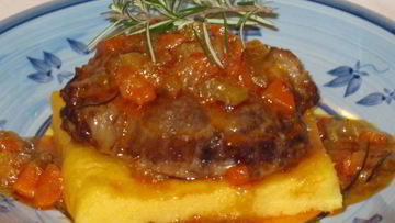 Рецепт Поленты с мясным рагу