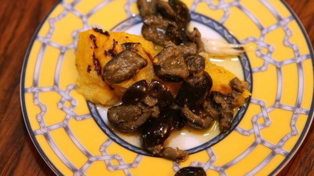 Как приготовить поленту с оливками