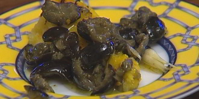 Рецепт поленты с оливками