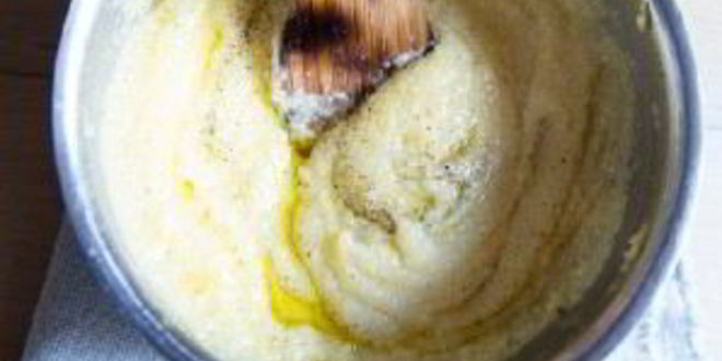 Рецепт поленты с овощами