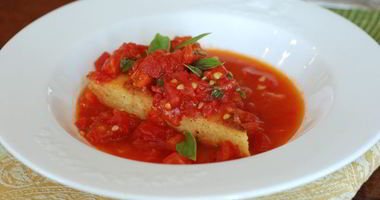 Рецепт Поленты с помидорами