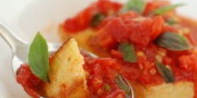 Рецепт поленты с помидорами