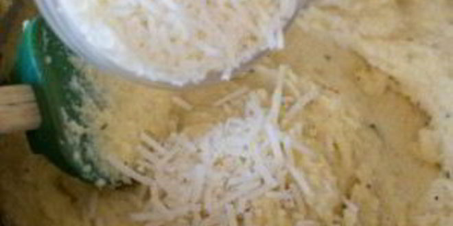 Рецепт поленты с помидорами