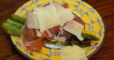 Рецепт Поленты со спаржей