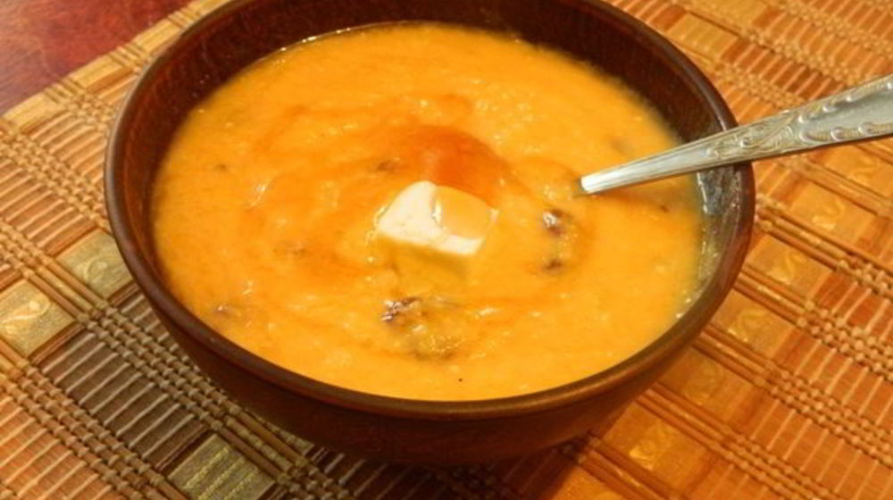 Как приготовить тыквенно-кукурузную каша на молоке