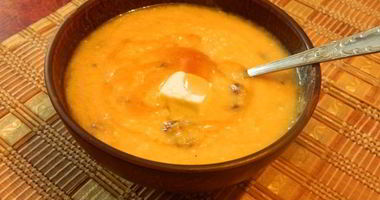 Рецепт Тыквенно-кукурузной каша на молоке