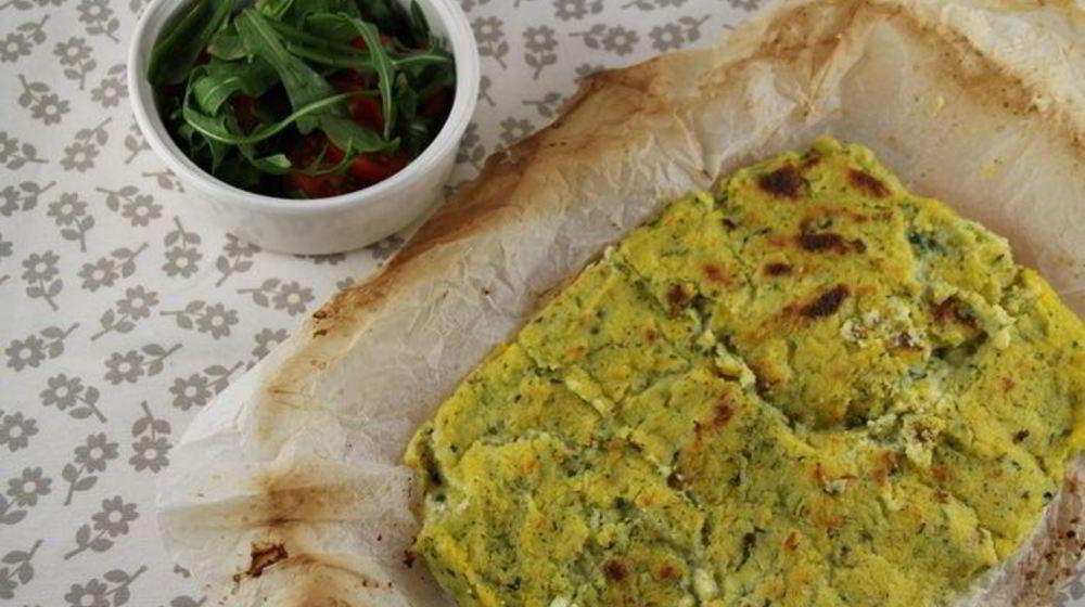 Как приготовить запеченную зеленую поленту