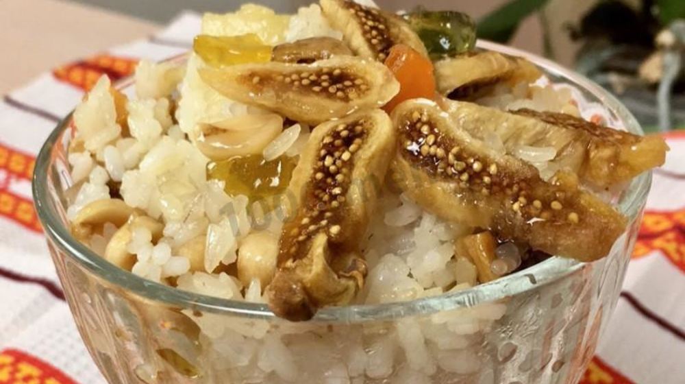 Как приготовить кутью с рисом и инжиром