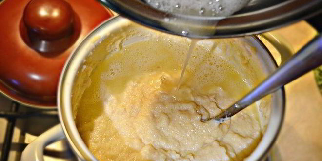 Рецепт гурьевской каши на топленом молоке