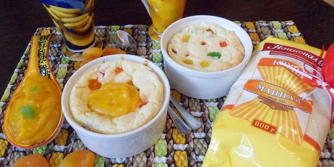 Рецепт гурьевской каши с цукатами