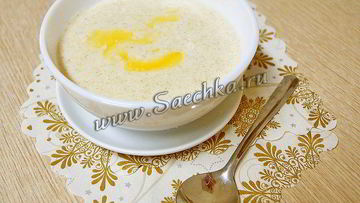 Рецепт Каши манной с отрубями