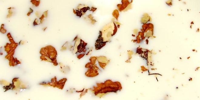 Рецепт манной каши гурьевской с грецкими орехами