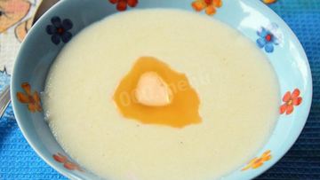 Рецепт Манной каши на воде жидкая