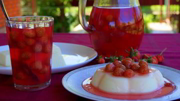 Рецепт Манной каши с киселем