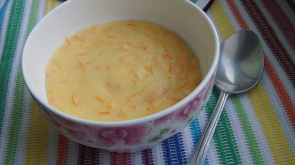 Как приготовить манную кашу с морковью