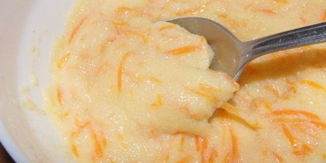 Рецепт манной каши с морковью