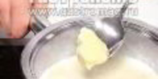 Рецепт манной каши сливочной