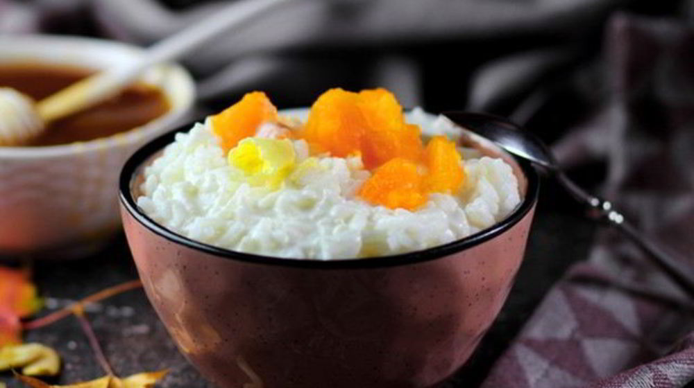 Как приготовить молочную кашу с тыквой и рисом