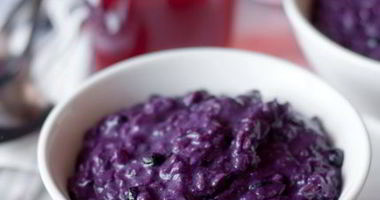 Рецепт Черничной овсяной каши