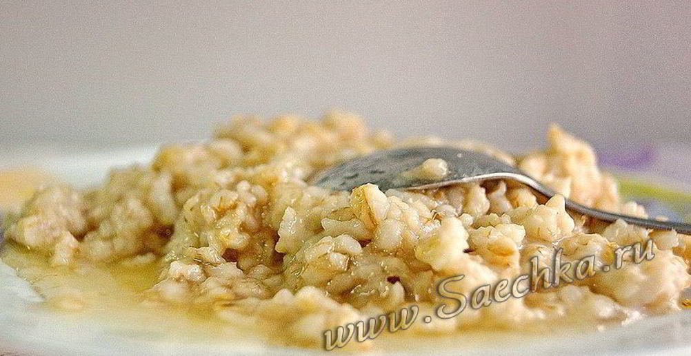 Рецепт овсянку в мультиварке на воде