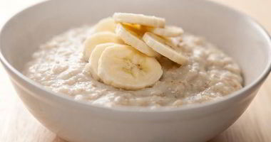 Рецепт Овсяной каши на молоке с бананом