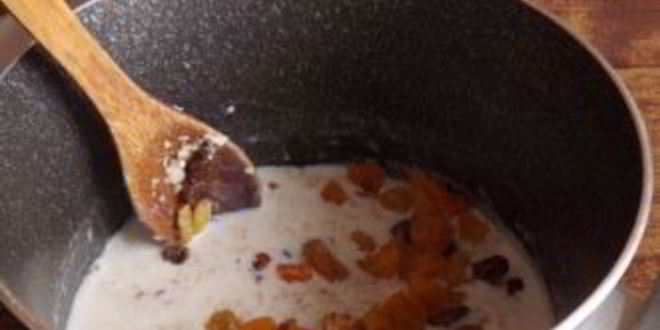 Рецепт овсяной каши с сухофруктами