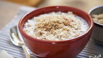 Рецепт Овсянки с кефиром на завтрак