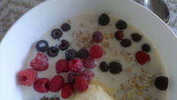 Рецепт Овсянки с ягодами