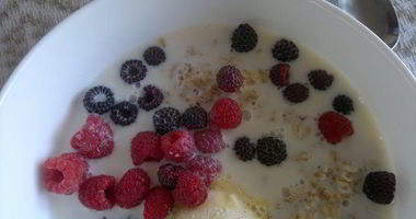 Рецепт Овсянки с ягодами