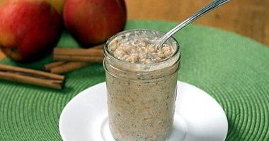 Рецепт Овсянки в банке с яблоком и корицей