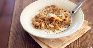 Рецепт Запеченной овсянки с фруктами и орехами