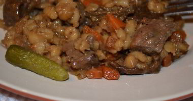 Рецепт Каши перловой с говядиной