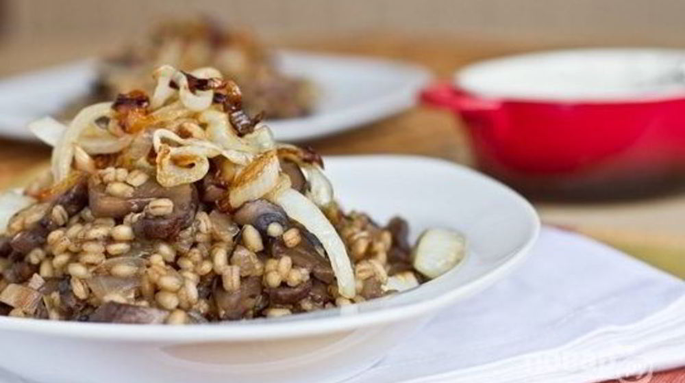 Как приготовить кашу перловую с грибами