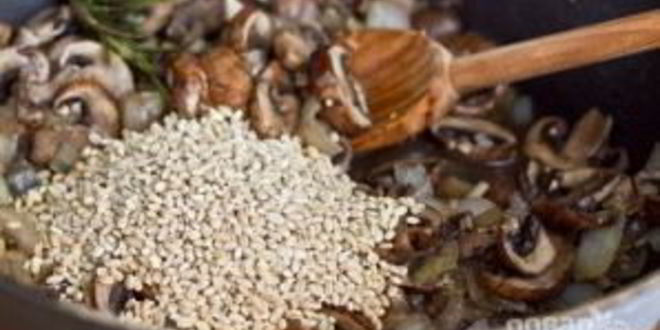 Рецепт каши перловой с грибами