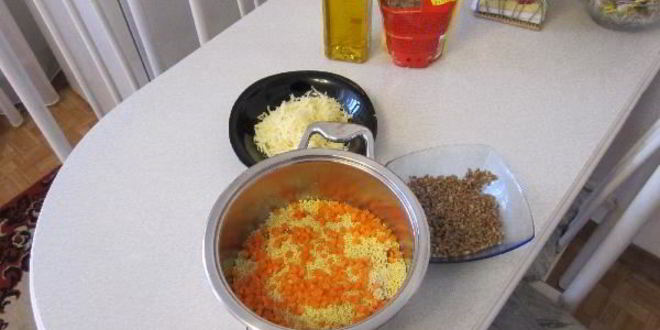 Рецепт каши с курицей и курагой