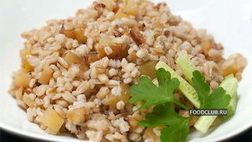 Рецепт Стеклянной каши из перловки