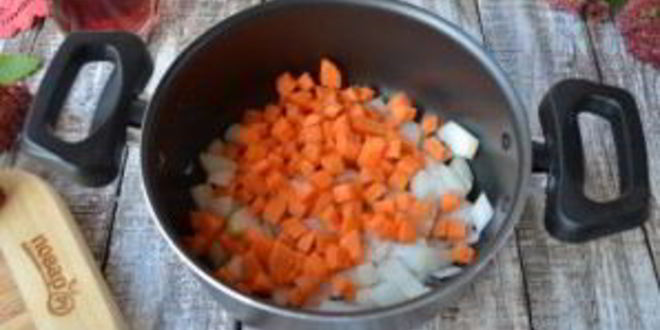 Рецепт перловой каши с фасолью, тыквой и беконом