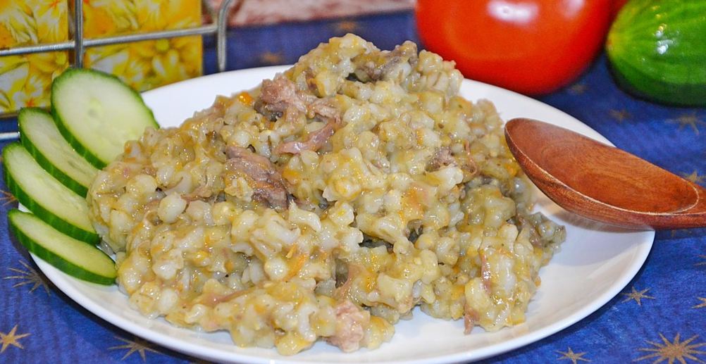 Рецепт перловку с тушенкой