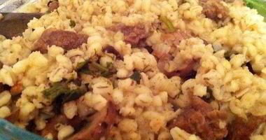 Рецепт Перловой каши с мясом, грибами и овощами