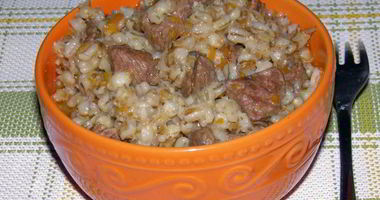 Рецепт Перловой каши с мясом в мультиварке