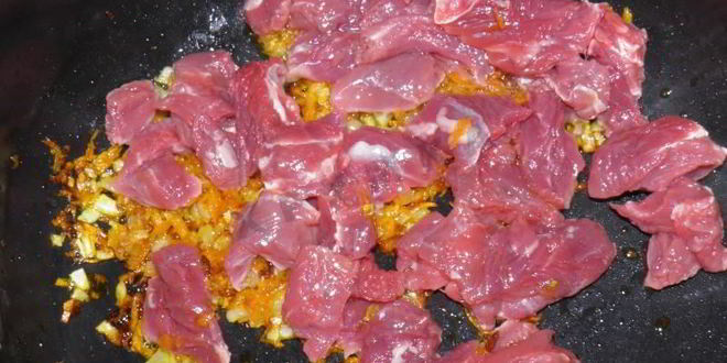 Рецепт перловой каши с мясом в мультиварке